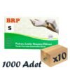 BRP Lateks Pudrasız Muayene Eldiveni 10 Kutu 1000 Adet Small