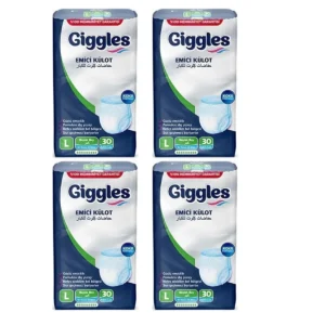 Giggles Yetişkin Emici Külot Large 30'lu 4 Paket 120 Adet