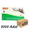 BRP Lateks Pudrasız Muayene Eldiveni 20 Kutu 2000 Adet Small
