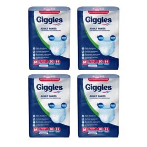Giggles Yetişkin Emici Külot Medium 30'lu 4 Paket 120 Adet