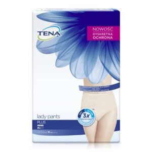 TENA Lady (Kadın) Renkli Emici Külot, Orta Boy (M), 5.5 Damla, 30'lu Paket