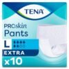 TENA ProSkin Pants Extra Emici Külot, Büyük Boy (L), 6 Damla, 10'lu