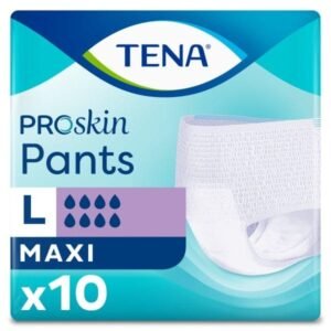 TENA ProSkin Pants Maxi Emici Külot, Büyük Boy (L), 8 Damla, 10'lu