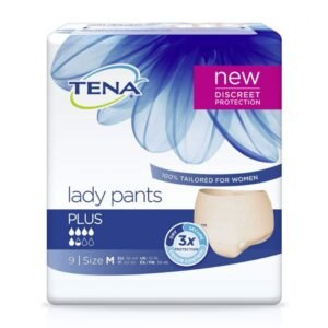 TENA Lady (Kadın) Renkli Emici Külot, Orta Boy (M), 5.5 Damla, 9'lu