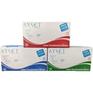 Ayset Pudralı Lateks Eldiven 100 Adet Large