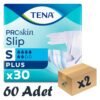 TENA ProSkin Slip Plus Bel Bantlı Hasta Bezi, Küçük Boy (S), 6 Damla, 30'lu 2 Paket 60 Adet
