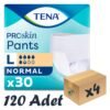 TENA ProSkin Pants Normal Emici Külot, Büyük Boy (L), 5.5 Damla, 30'lu 4 Paket 120 Adet