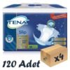 TENA Slip Premium Super Night Bel Bantlı Hasta Bezi, Orta Boy (M), 7 Damla, 30'lu 4 Paket 120 Adet