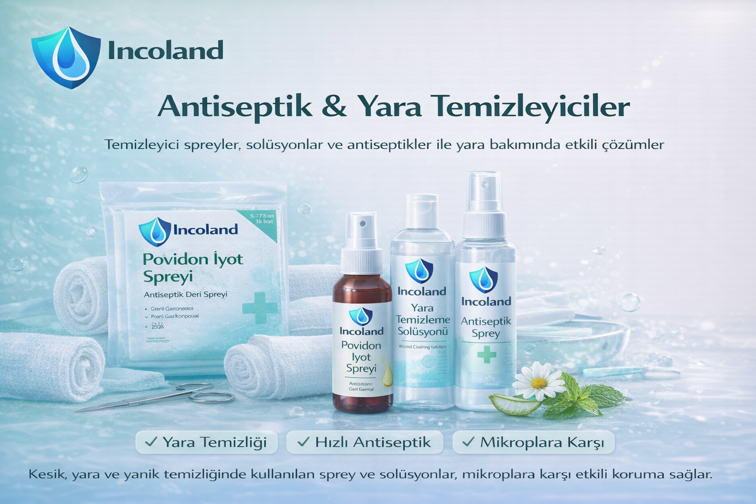 Antiseptik & Yara Temizleyiciler