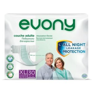 Evony Bel Bantlı Yetişkin Hasta Bezi XLarge 30'lu Paket