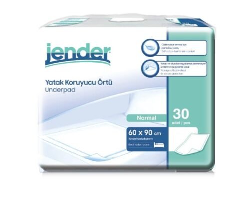 Jender Yatak Koruyucu Örtü 60x90 cm 30'lu Paket Underpad