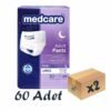 Medcare Maxi Emici Külot Yetişkin Hasta Bezi Large L Beden 8 Damla 30'lu 2 Paket 60 Adet