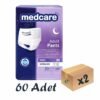 Medcare Maxi Emici Külot Yetişkin Hasta Bezi Medium M Beden 8 Damla 30'lu 2 Paket 60 Adet