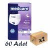 Medcare Maxi Emici Külot Yetişkin Hasta Bezi XLarge XL Beden 8 Damla 30'lu 2 Paket 60 Adet