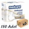 Medcare Ekonomik Yatak Koruyucu Örtü 60x90cm 30'lu 6 Paket 180 Adet (Bej)