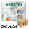 Evony Premium Esnek Bel Bantlı Yetişkin Hasta Bezi Large 30’lu 8 Paket 240 Adet