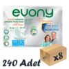 Evony Premium Esnek Bel Bantlı Yetişkin Hasta Bezi Medium 30’lu 8 Paket 240 Adet