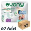 Evony Premium Esnek Bel Bantlı Yetişkin Hasta Bezi XLarge 30’lu 2 Paket 60 Adet