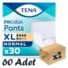 TENA ProSkin Pants Normal Emici Külot, En Büyük Boy (XL), 5.5 Damla, 30'lu 2 Paket 60 Adet