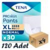 TENA ProSkin Pants Normal Emici Külot, En Büyük Boy (XL), 5.5 Damla, 30'lu 4 Paket 120 Adet