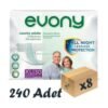 Evony Bel Bantlı Yetişkin Hasta Bezi XLarge 30'lu 8 Paket 240 Adet