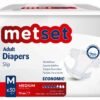 Metset Ekonomik Bel Bantlı Hasta Bezi 5,5 Damla Medium Orta Boy M Beden 30'lu Paket