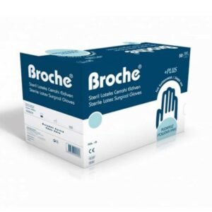 Brosch Steril Latex Cerrahi Eldiven – Pudrasız 1 Çift 8 Numara