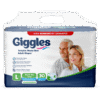 Giggles Yetişkin Tekstil Yüzeyli Belbantlı Hasta Bezi Büyük Boy (L) 30’lu 4 Paket 120 Adet