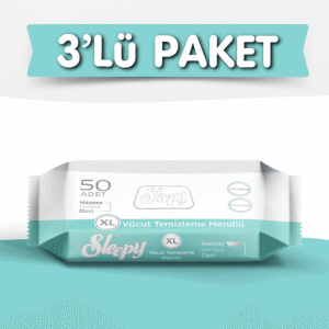 Sleepy XL Vücut Temizleme Mendili – 3'lü Paket