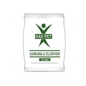 Has-Pet Keseli Sabunlu Hasta Yıkama Eldiveni 10'lu Steril Paket