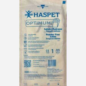 Has-Pet Optimum Lateks Pudrasız Cerrahi Steril Eldiven 1 Çift - 7.5 Numara