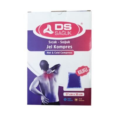 Damla Sağlık Sıcak / Soğuk Kılıflı Jel Kompres 27x35 cm 5 Adet