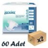 Jender Tekstil Yüzeyli Bel Bantlı Yetişkin Hasta Bezi Large 30'lu 2 Paket 60 Adet